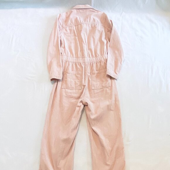 Celebrity Pink cordoroy jumpsuit Medium pink utility streetwear casual comfort - Picture 9 of 13